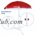 5.5' EasyGoShade Portable Sun Shade Umbrella with Tripod Base   
